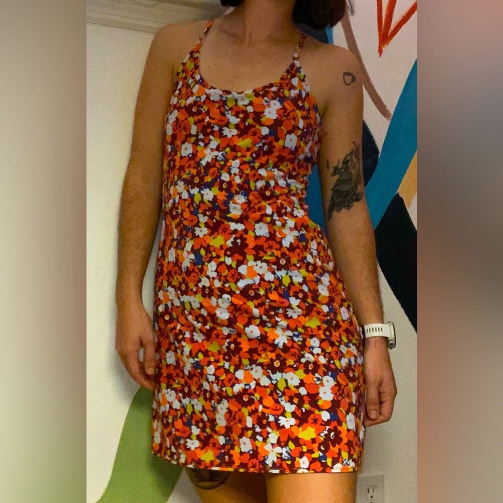 COPY - Outdoor Voices Rare Exercise Dress - Paprika Bloom